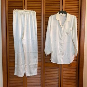 Champagne long sleeve and long pants pajama set